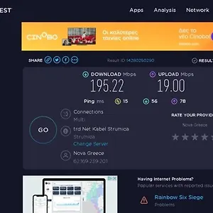  Διαμέρισμα New Diamond Xlarge Center 200 Mbps Speed Wifi